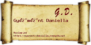 Gyémánt Daniella névjegykártya