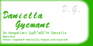 daniella gyemant business card